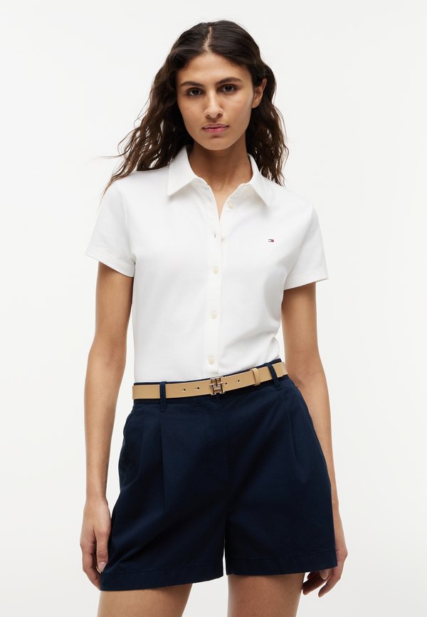 Tommy Hilfiger BUTTON DOWN - Button-down blouse - ecru