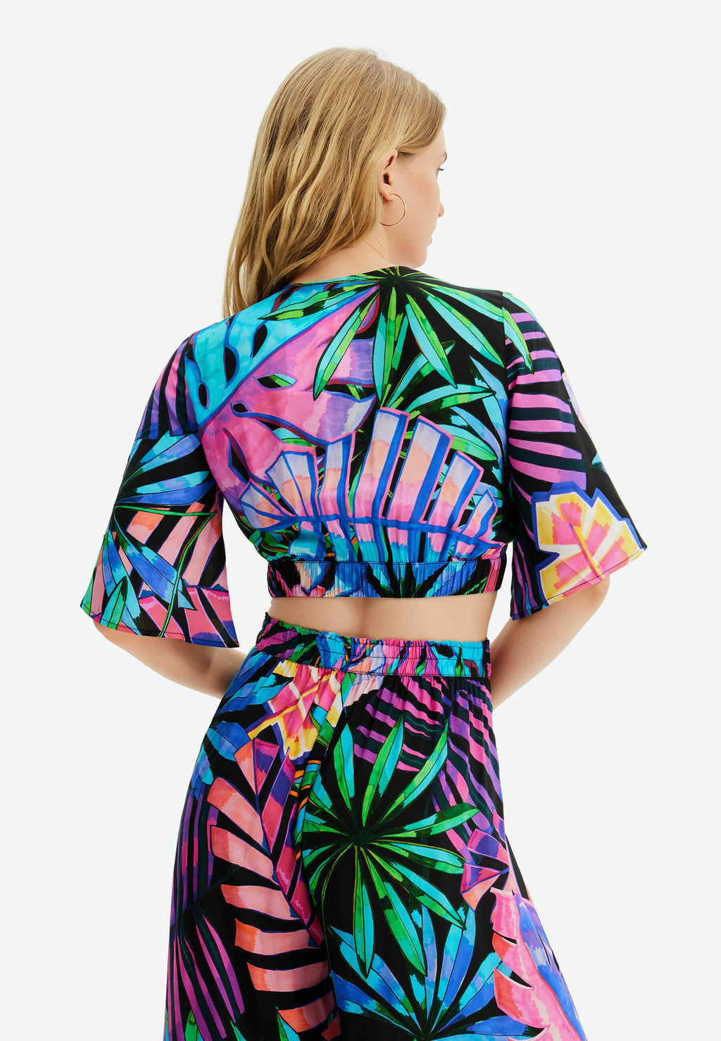 Desigual TROPICAL WRAP CROP