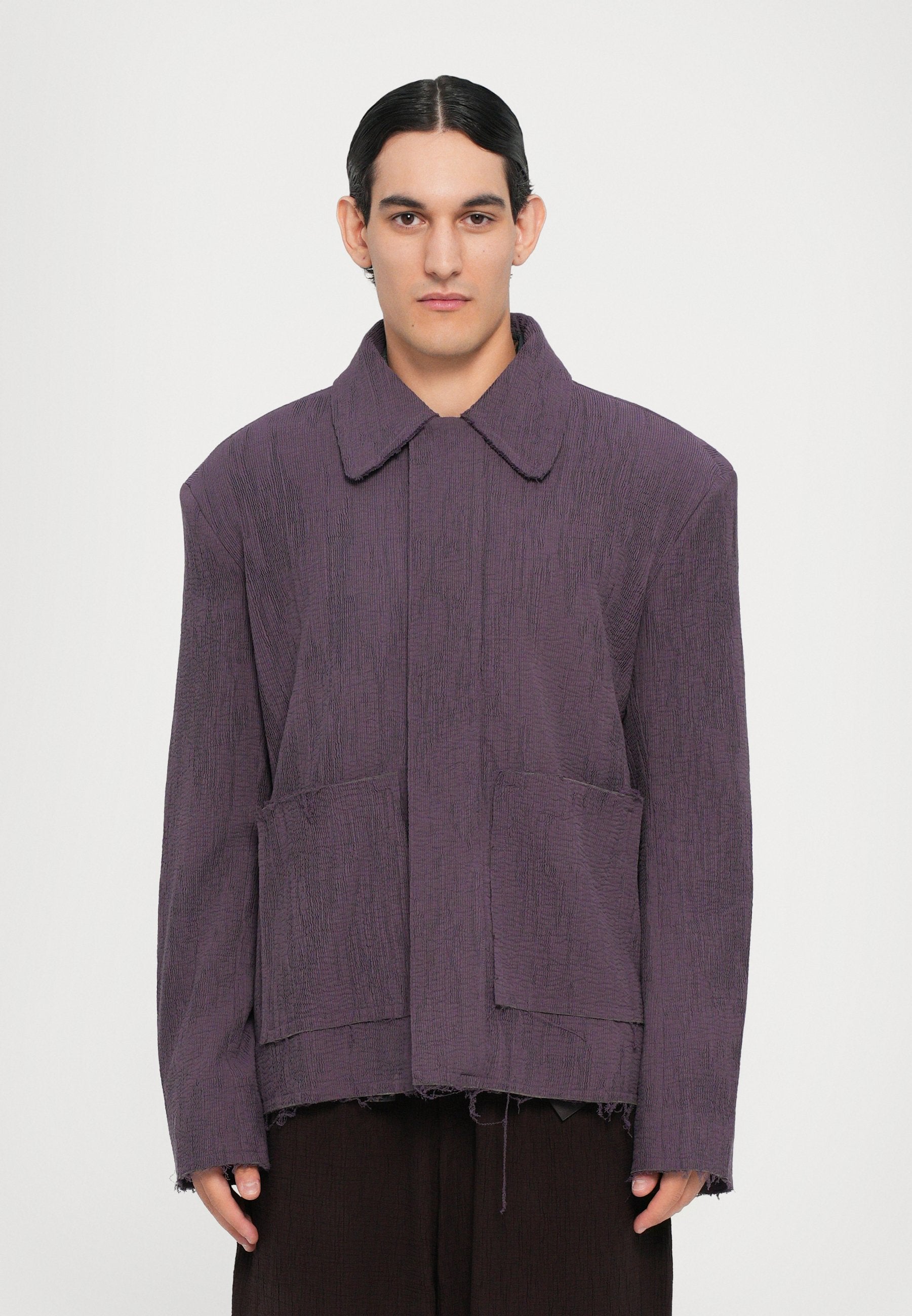 Dhruv Kapoor PLEATED TEXTURE JACKET