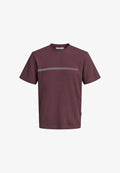 Jack & Jones JCOFUSION CHEST BRAND TEE SS CREW SN - Print T-shirt - fudge