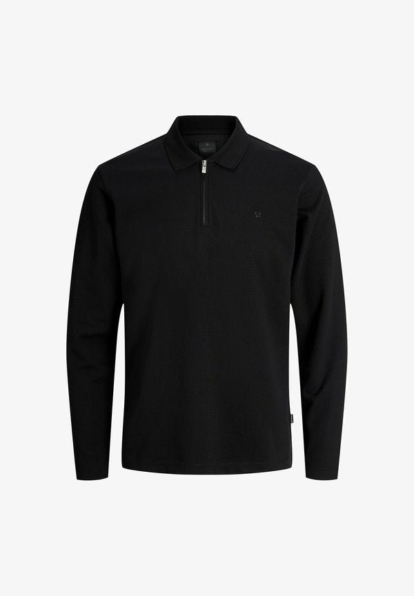 Jack & Jones POLO PLUS SIZE BADGE POLO - Polo shirt - black