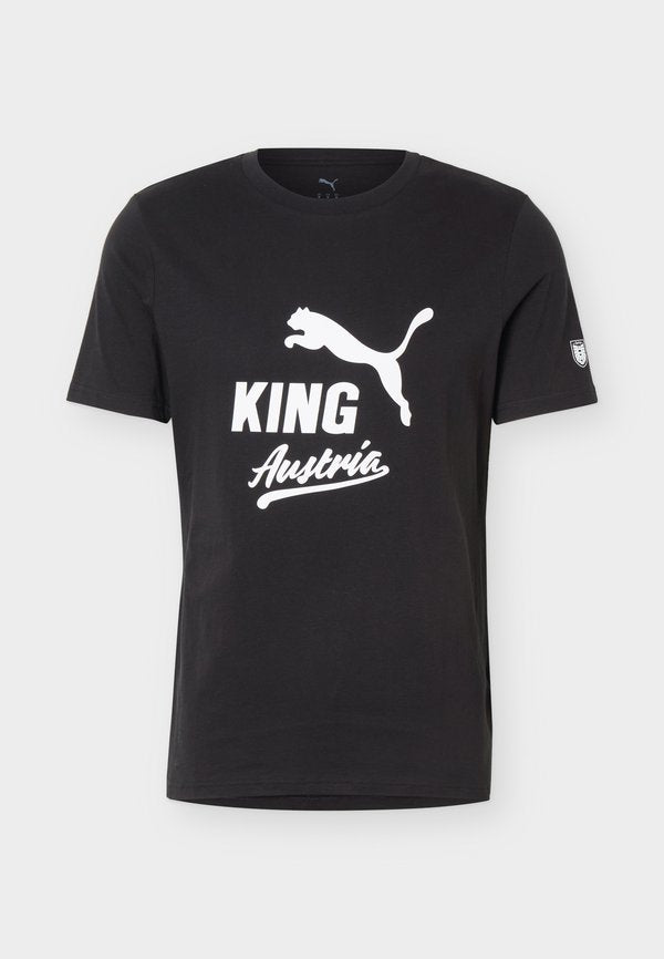 Puma AUSTRIA ÖFB KING LOGO TEE - Print T-shirt - puma/warm white