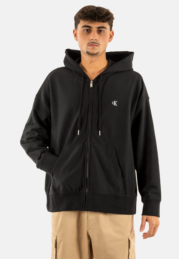 Calvin Klein Jeans Zip-up sweatshirt - noir