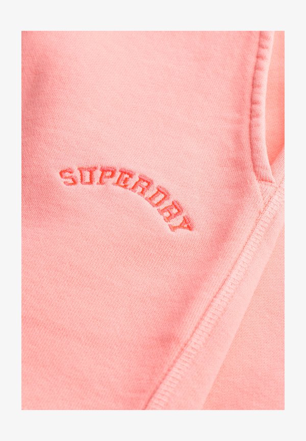 Superdry & Co ESSENTIAL LOGO GARMENT - Tracksuit bottoms - fiery coral