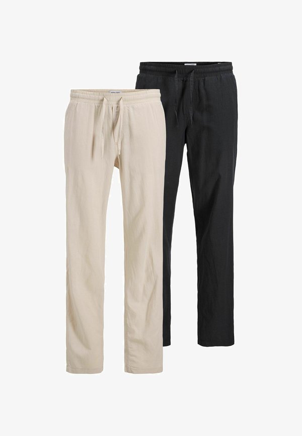 Jack & Jones 2 PACK - Trousers - black