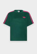 adidas Originals FIREBIRD TEE - Print T-shirt - collegiate green/real magenta