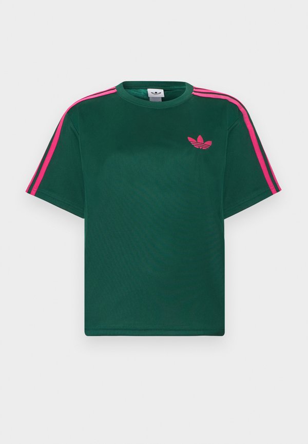 adidas Originals FIREBIRD TEE - Print T-shirt - collegiate green/real magenta
