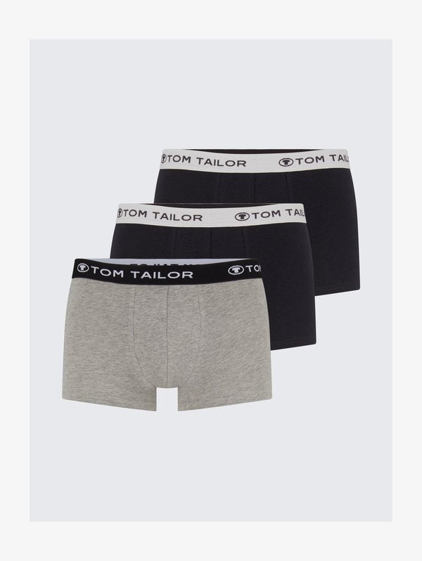 TOM TAILOR 3-PACK - Trunks - anthracite melange/black