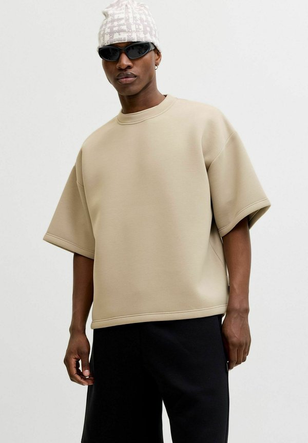 Jack & Jones Sweats Plain Sweats - Basic T-shirt - crockery