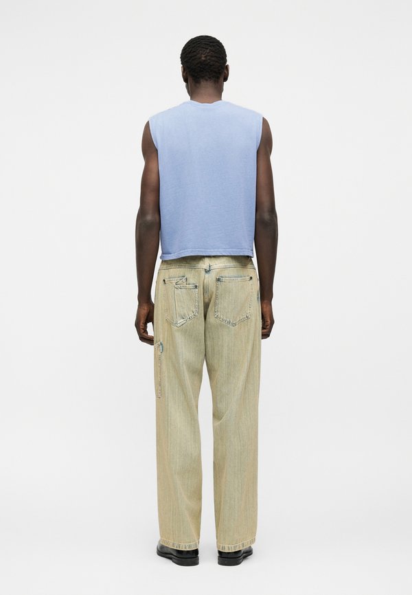 GCDS LABEL STONE WASHED TANK