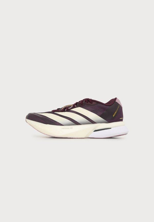 adidas Performance ADIZERO BOSTON 13 W - Road running shoes - maroon/wonder white/magic mauve
