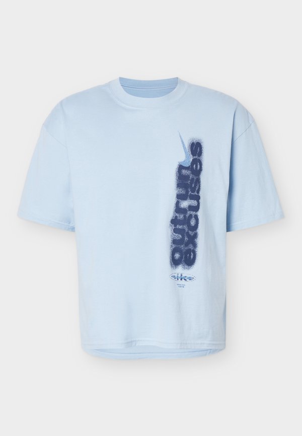 Nike Performance CREW SHORT LOOSE TOR - Print T-shirt - light armory blue/thunder blue
