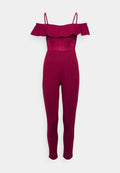 WAL G PETITE COCO RUFFLE JUMPSUIT