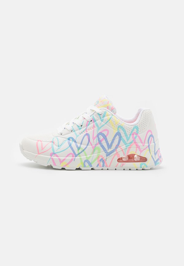 Skechers UNO - Trainers - white/multi-coloured
