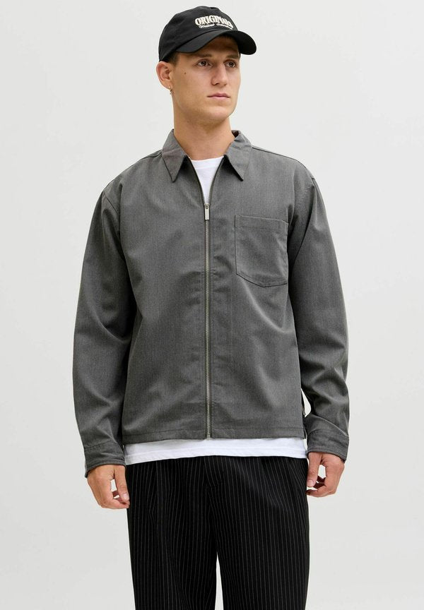 Jack & Jones Over Relaxed Fit - Shirt - grey melange