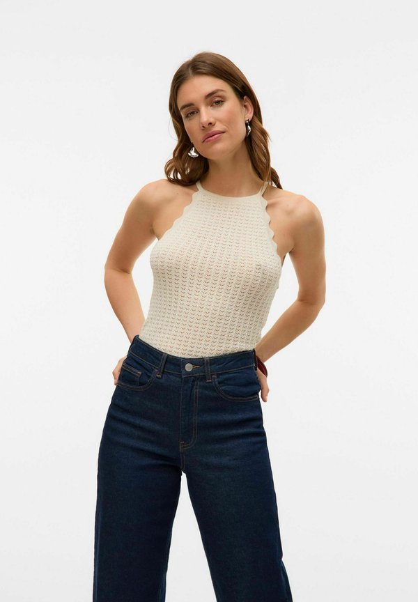 Vero Moda Knitted AWPANAMA Knit - Top - birch