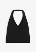 Bershka HALTER TOP - Top - black