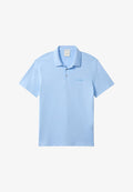 Calvin Klein SLIM SUPIMA LOGO PATCH  - Polo shirt - placid blue