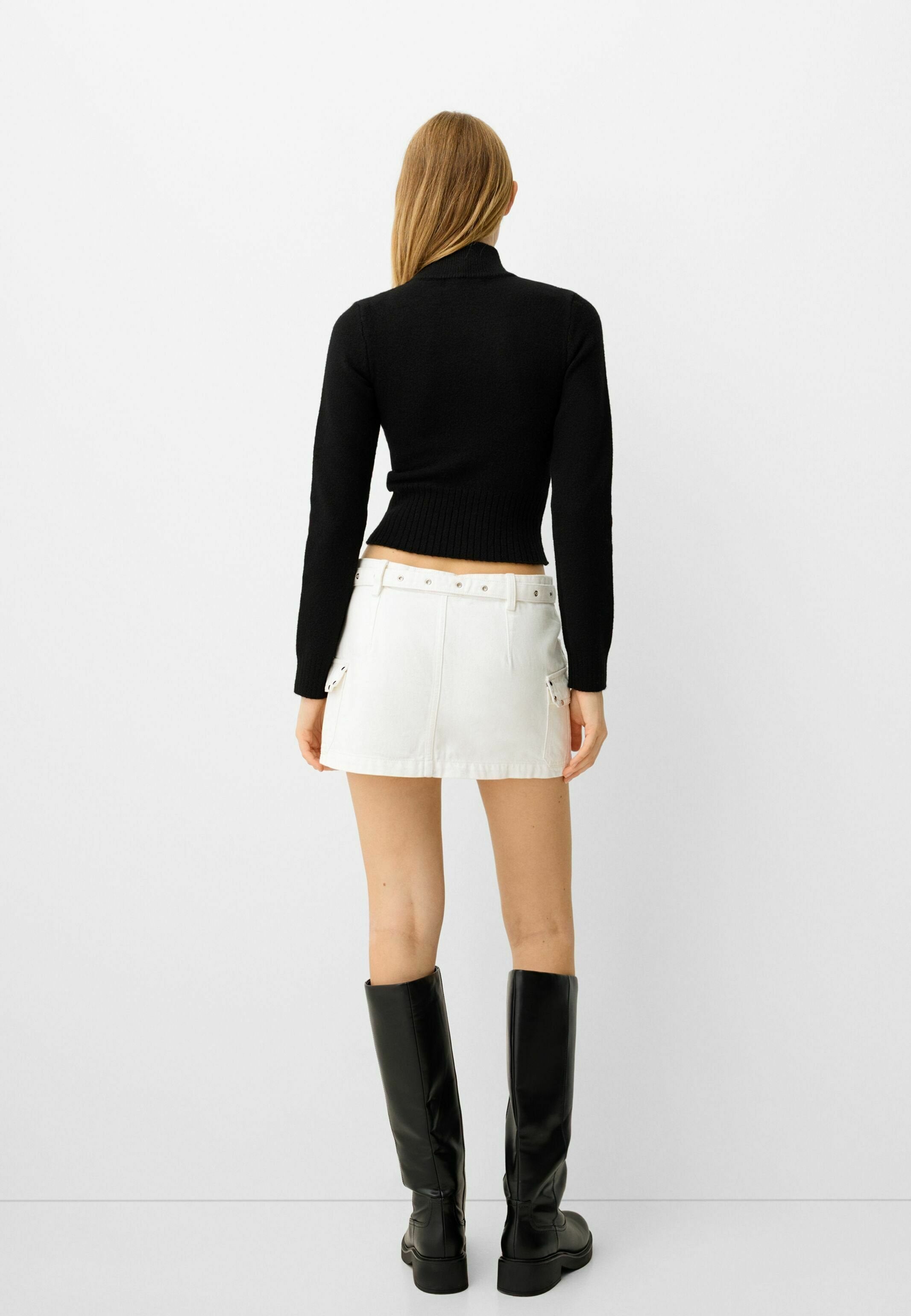 Bershka STUDDED WITH BELT