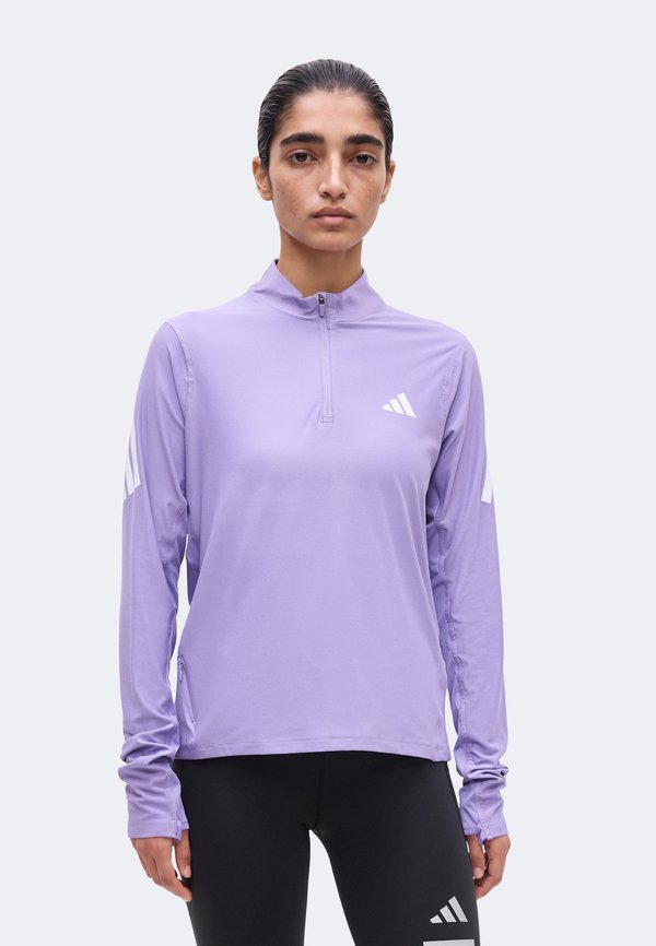 adidas Performance ADI365/// ZIP W - Long sleeved top - magic lilac