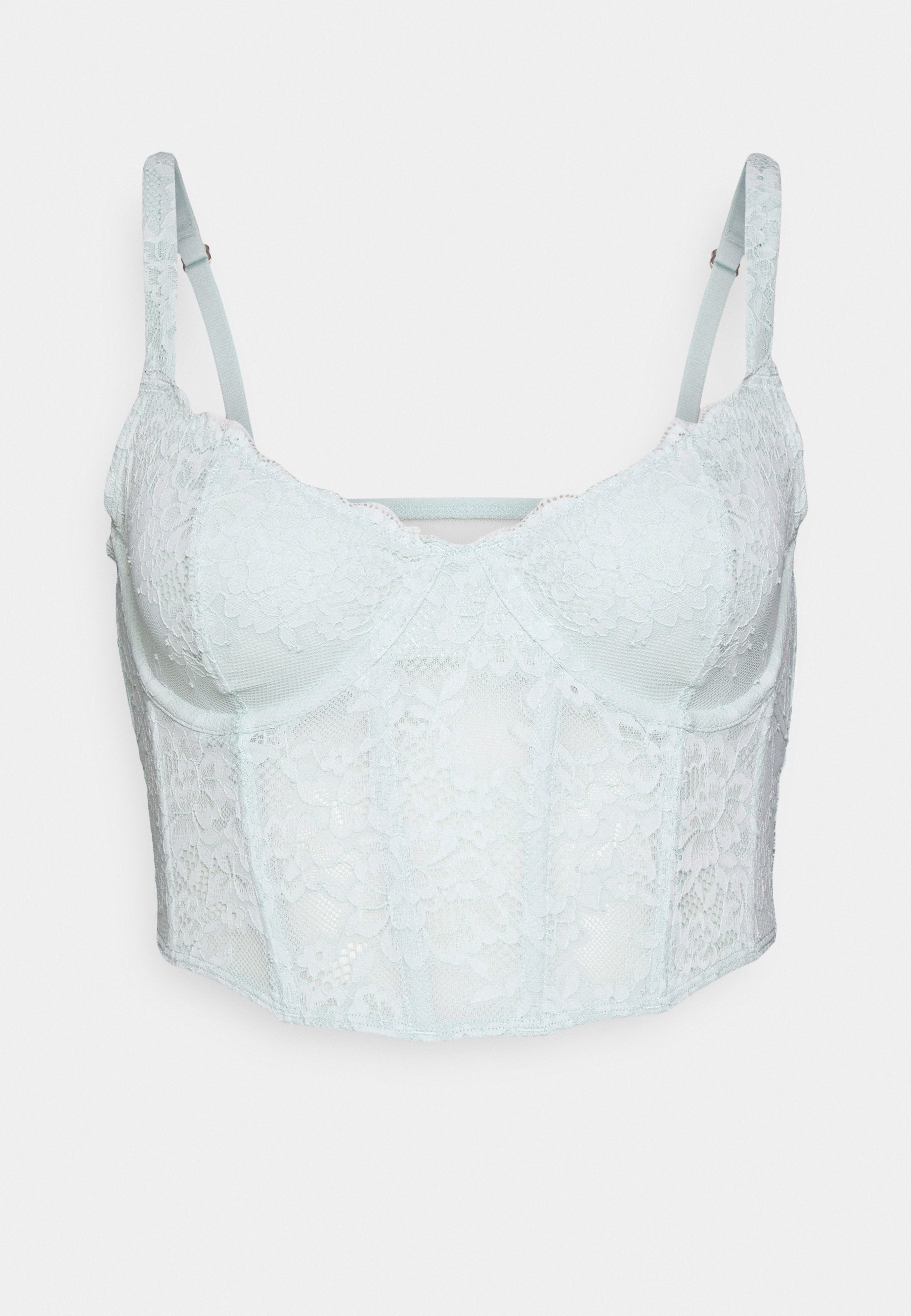 Gilly Hicks FLORAL NET CORSET +C