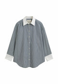 GANT CONTRAST COLLAR STRIPED