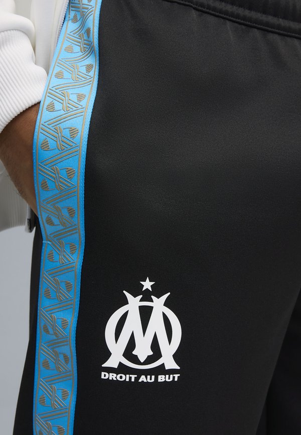 Puma OLYMPIQUE DE MARSEILLE KING ANTHEM - Club wear - black bleu azur