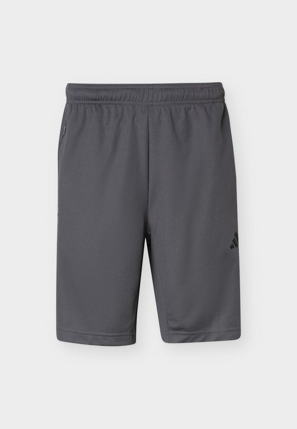 adidas Performance WORKOUT ESSENTIALS BASE 3 STRIPES 9 INCH SHORT - Sports shorts - grey five/black