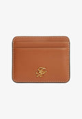 Tommy Hilfiger LOGO PLAQUE  - Business card holder - cognac