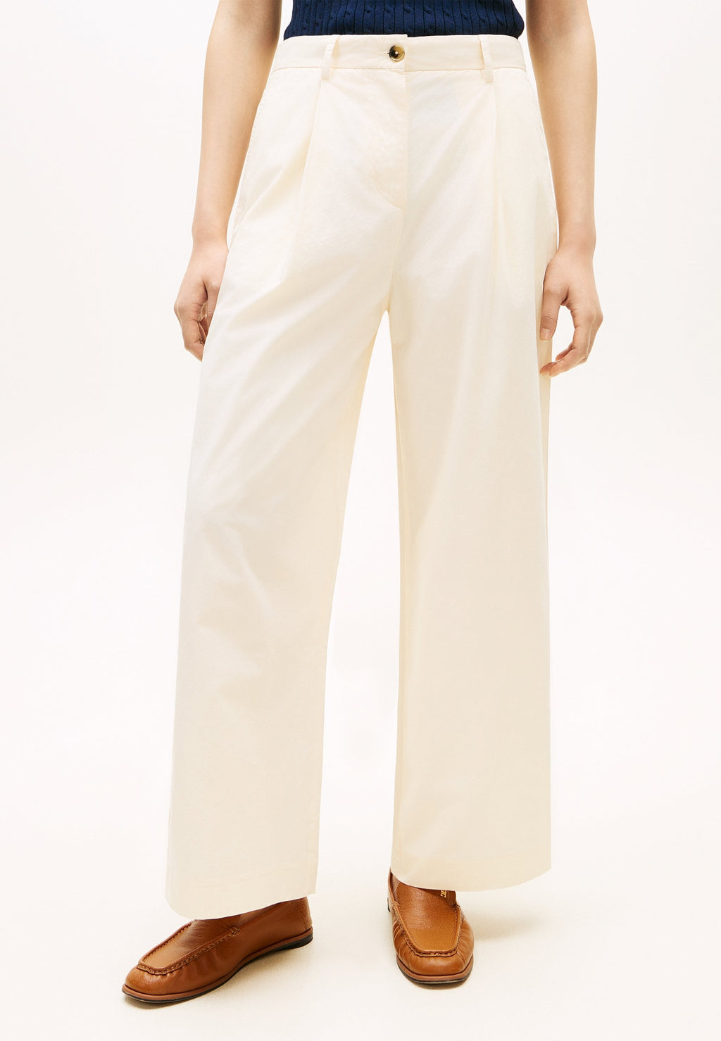 WASHED WIDE LEG TROUSERS Media 3