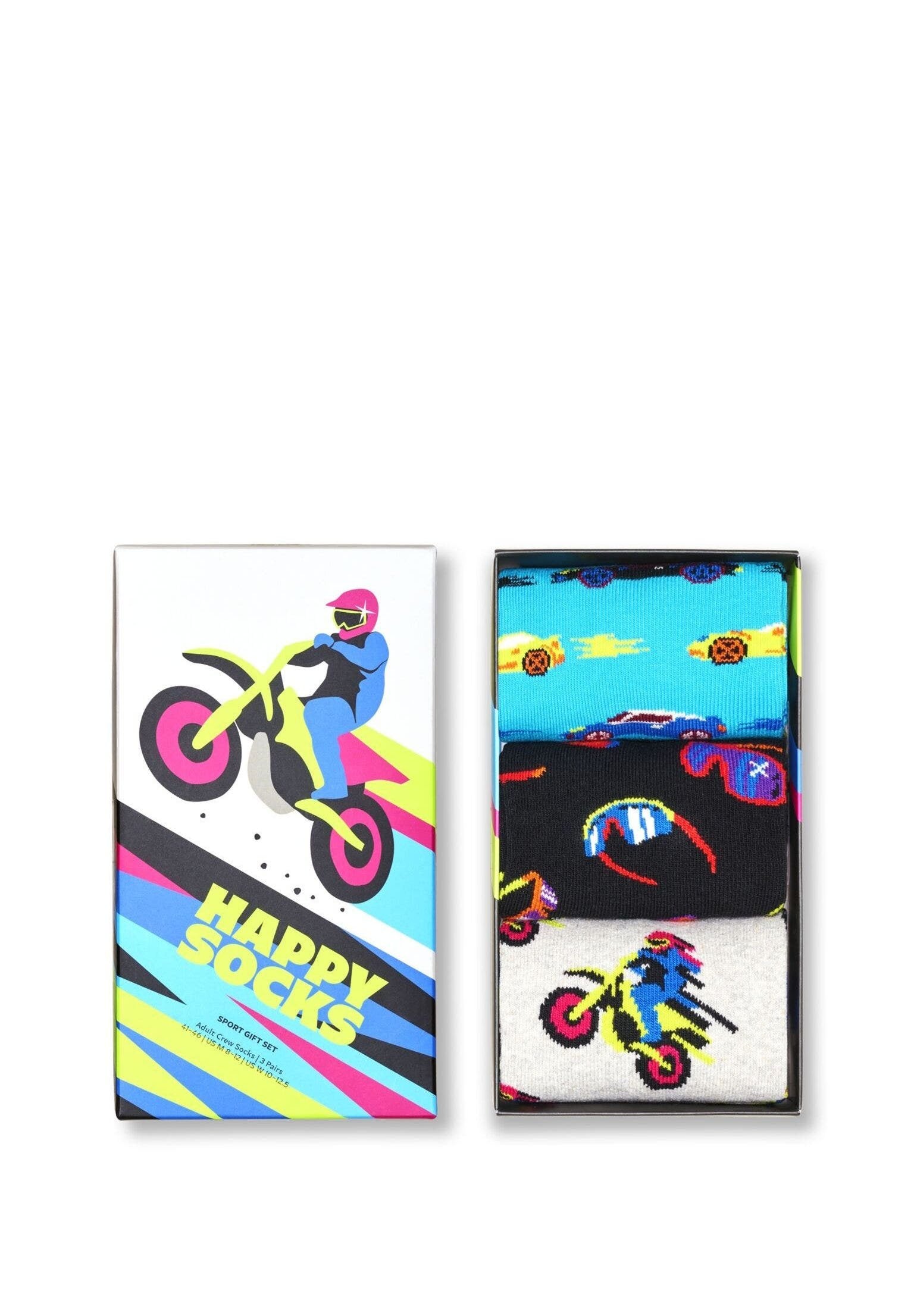 Happy Socks 3-PACK FAST SPORTS GIFT