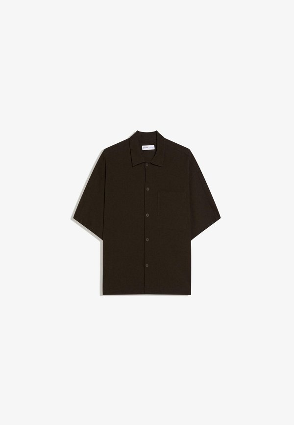 Bershka BOXY PLEATED - SHIRT  01112557 - Shirt - brown