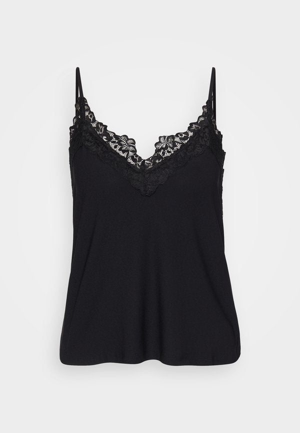 Vero Moda Petite VMMILLA SINGLET - Top - black