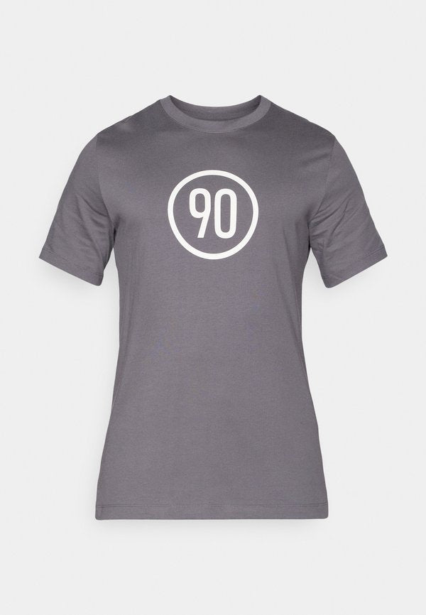 Nike Performance TEE TOTAL 90 - Print T-shirt - graphite/white