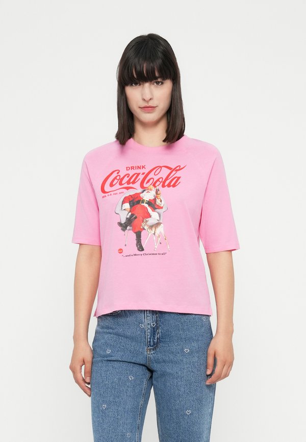 ONLY ONLCOCA - Print T-shirt - sachet pink