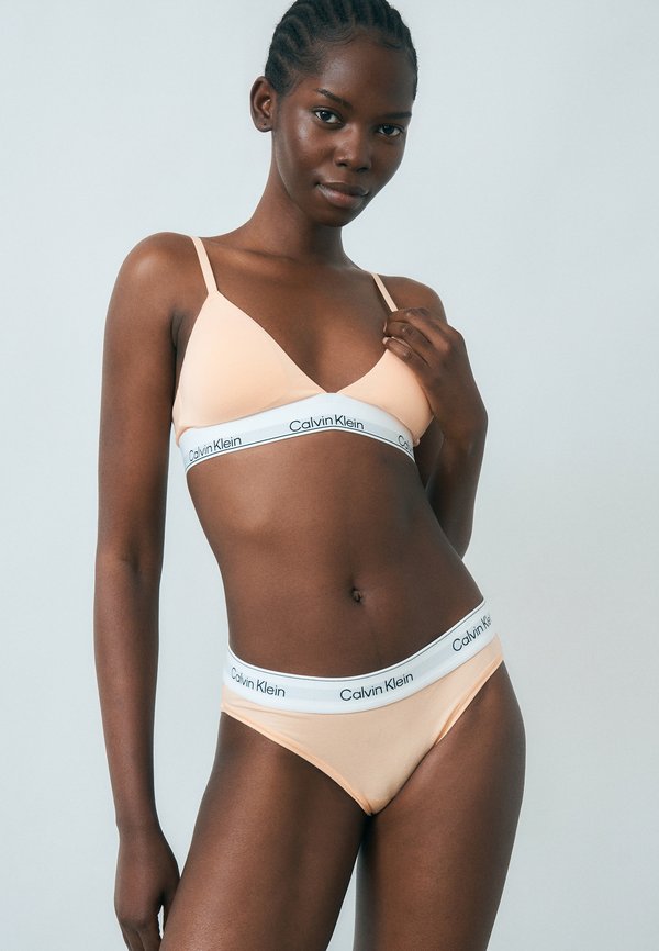 Calvin Klein Underwear TRIANGLE ICON - Triangle bra - peach bliss