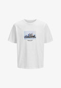 Jack & Jones Printed - Print T-shirt - bright white