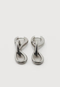 Calvin Klein SCULPTURED DROPES - Earrings - silver-coloured