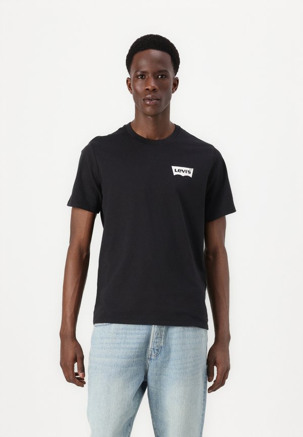 Levi's® GRAPHIC CREWNECK TEE - Print T-shirt - color caviar