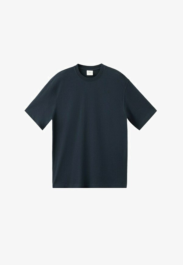 Mango Basic T-shirt - bleu marine
