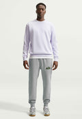 Nike Sportswear M NK CLUB BB JGGR CTB - Tracksuit bottoms - dk grey heather/lt smoke grey/fir/(white)