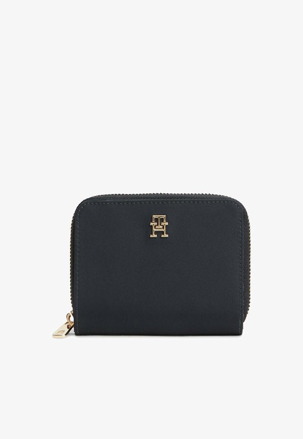 Tommy Hilfiger TOMMY HILFIGER HILFIGER ICON ZIP-AROUND FLAP WALLET - Wallet - space blue