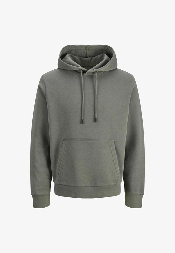 Jack & Jones Plain - Hoodie - castor gray