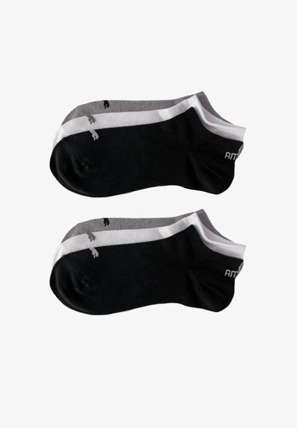 Puma 6 PACK  - Socks - white grey black