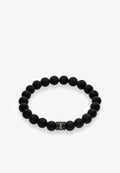 s.Oliver BEADS - Bracelet - schwarz