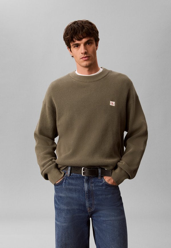 Calvin Klein Jeans Jumper - dusty olive