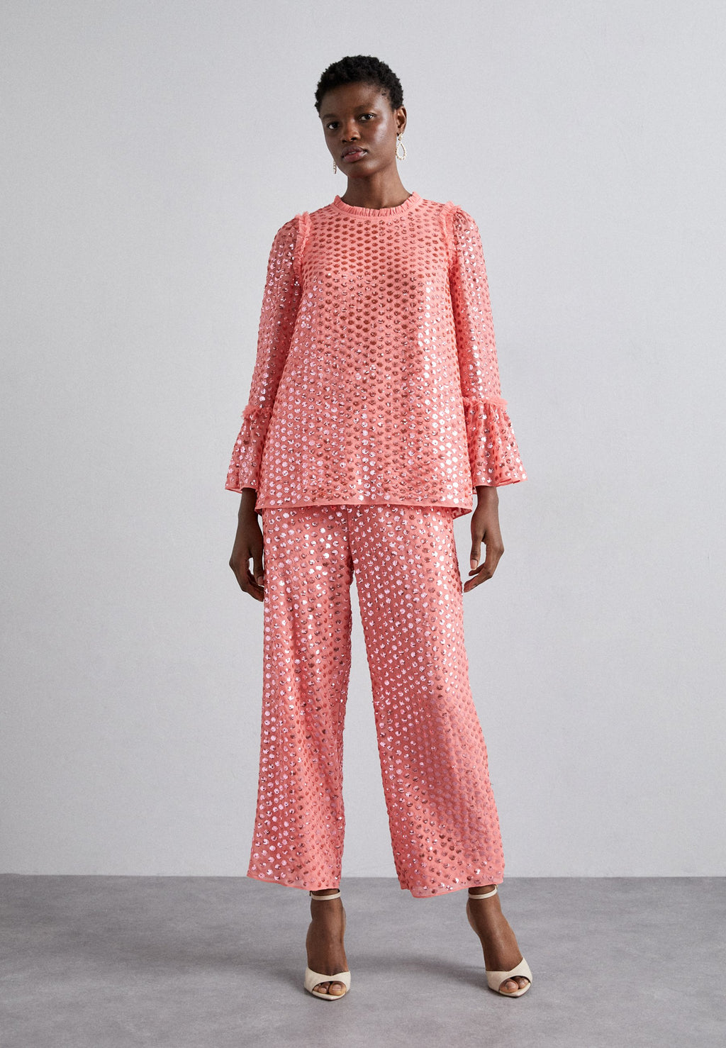Needle & Thread RAINDROP GLOSS TROUSERS