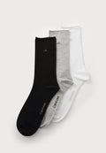 Calvin Klein Underwear WOMEN SOCK 3 PACK - Socks - white/light grey melange/black