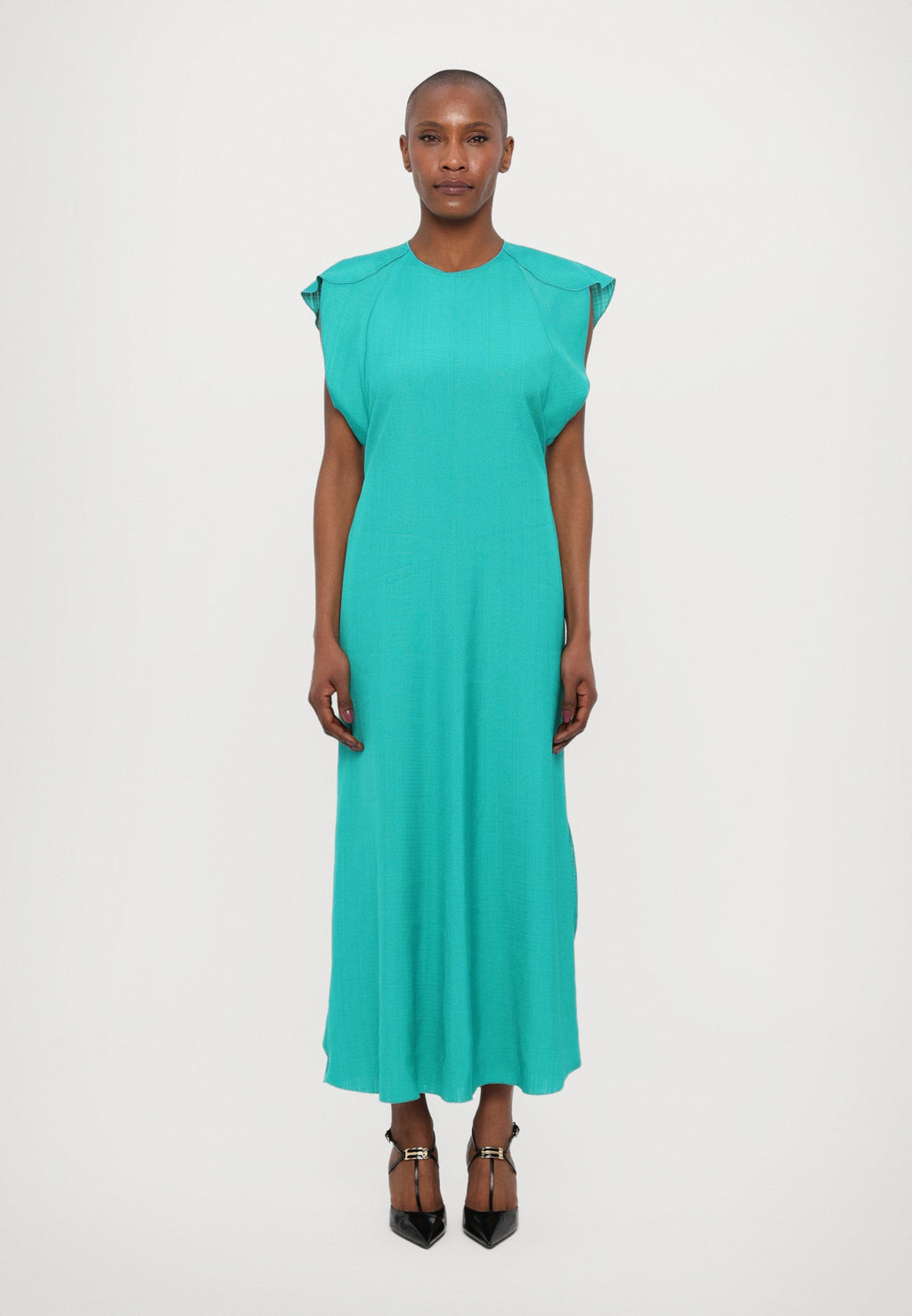 Victoria Beckham FOLDED SLEEVE DRESS