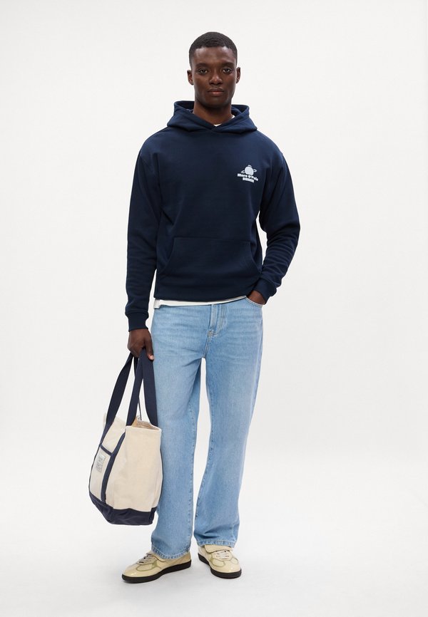 Marc O'Polo DENIM HOODIE PRINT RELAXED FIT